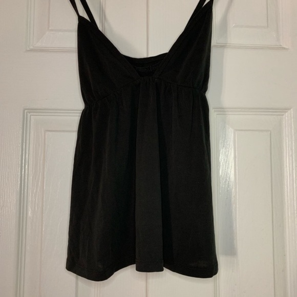 Express Black Low Cut Flowy Tank Top Size Small - Picture 2 of 8